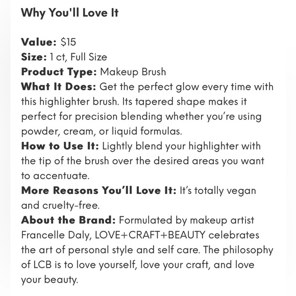 Highlighter Brush & Powder Puff - Picture 6 of 6